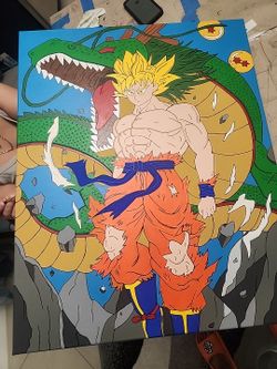 24 X 30 Dragon Ball Z Painting