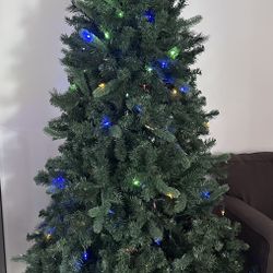 7.5 Ft Pre-lit Christmas Tree