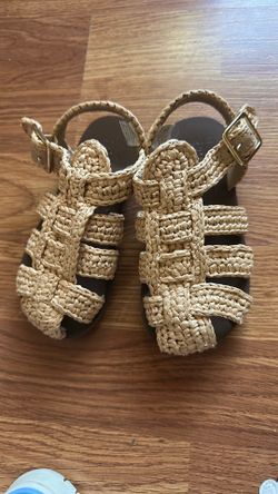 Janie and jack toddler sandals size 8 $20
