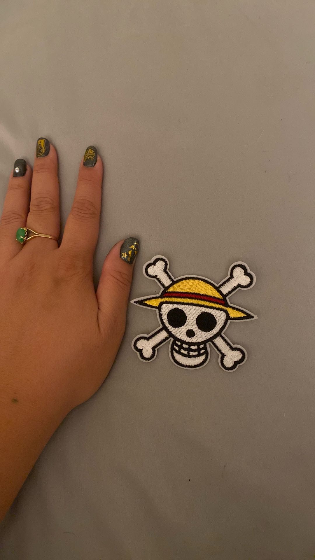 Straw Hat Pirate Skull Embroidered Luffy Patch