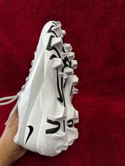  Nike Vapor Edge Shark DQ5114-100 White-Black Men's Football  Cleats 6.5 US