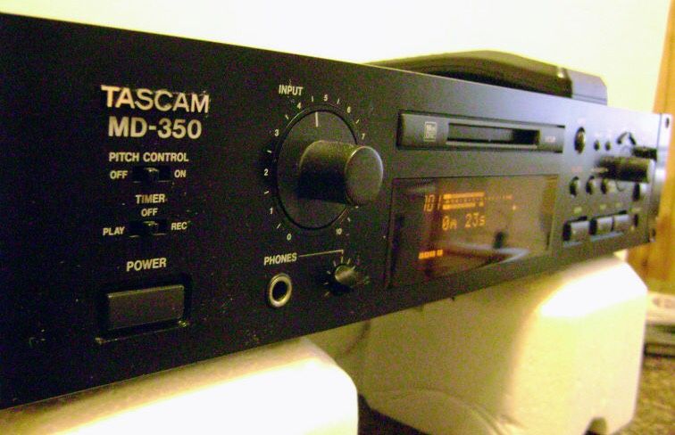 Tascam mini disc MD 350