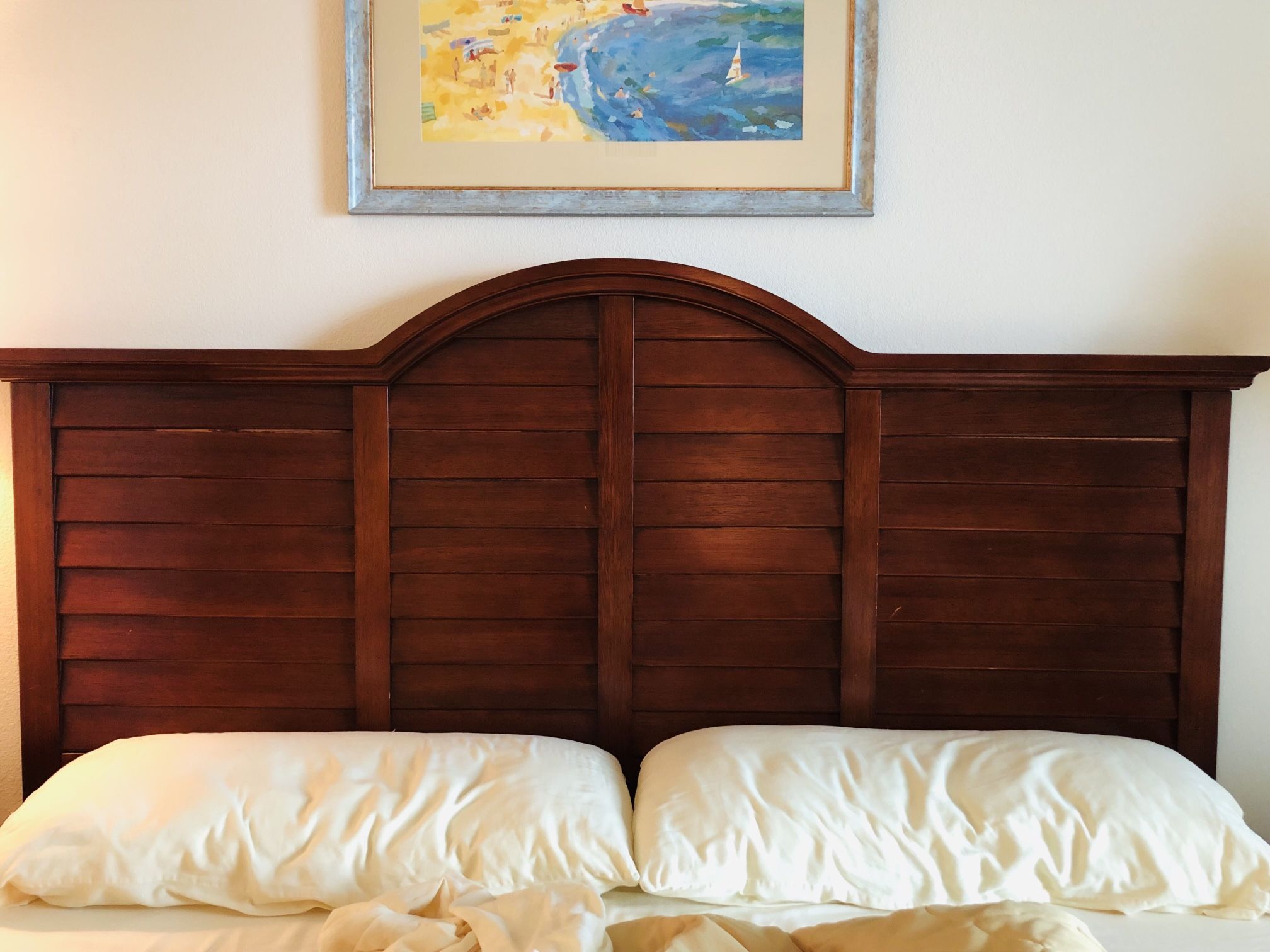 King Headboard, Real Hard Wood
