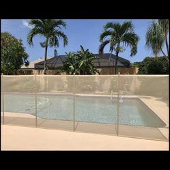4' x 12' ft In-Ground Swimming Pool Safety Fence