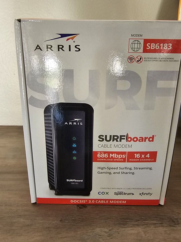 New Arris Surfboard Sb6183 Internet Modem