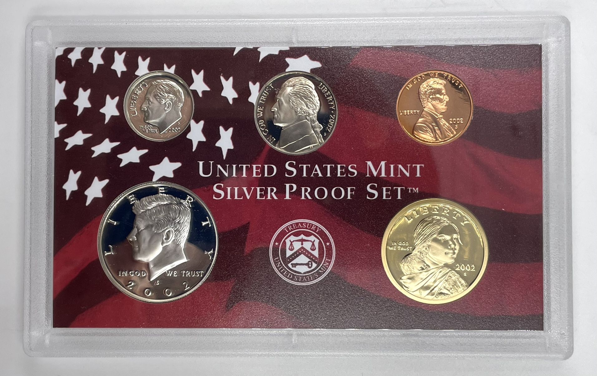 2002 United States Mint Silver Proof Set 