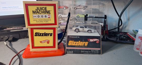Hot Wheels Sizzlers Juice Machine & '70 Camaro T/A