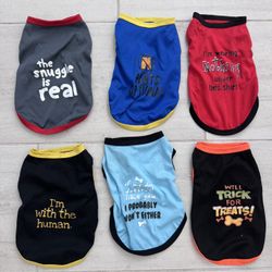 Dog T Shirt Set Of 7 