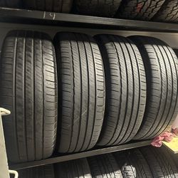 SET OF TIRE 225 60 18 MICHELIN 85% LIFE