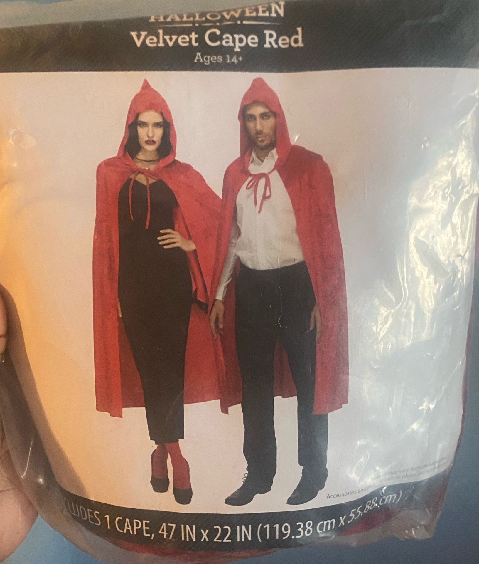 Velvet Halloween cap Brand New