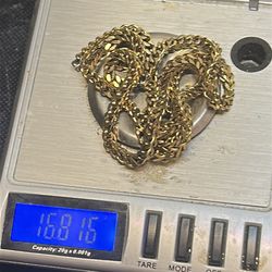 14k gold plated chain