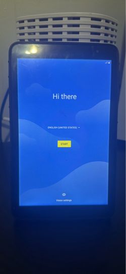 Android Tablet Factory Reset Ready
