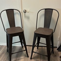 Two Bar Stools 