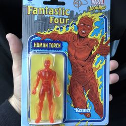 Marvel Legends Human Torch Kenner Action Figure