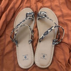 Leopard sandals