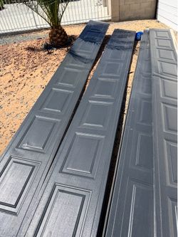 Garage door panels