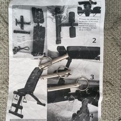 Foldable Dumbbell Stool adjustable bench