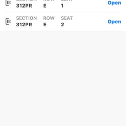Two Dodger tickets Tonight 