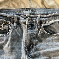 American Eagle High Rise Straight Jeans
