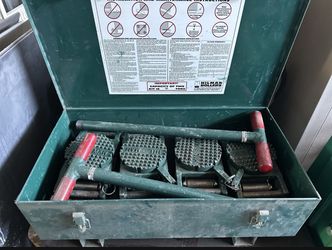 40 Ton Hillman Rollers Dolly Heavy Equipment Moving Mover Rigging Tool