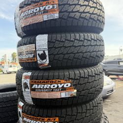 🚨🚘vendo Set De Llantas 225 65 17 Arroyo Allterain Tires 