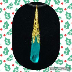 Resin Turquoise Pendant 