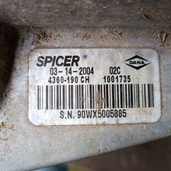 Spicer 5 Speed Transmission For Riding Mower 
