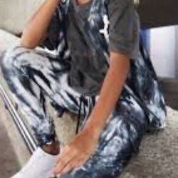 SikSilk X Steve Aoki Tie Dye Cargo Jogger Women M