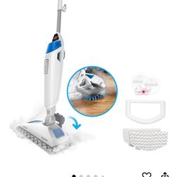 Bissell Power Fresh Steam Mop with Natural Sanitization, Floor Steamer, Tile Cleaner, and Hard Wood Floor Cleaner with Flip-Down Easy Scrubber