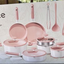 New Carote Cookware Set, 21 Pc