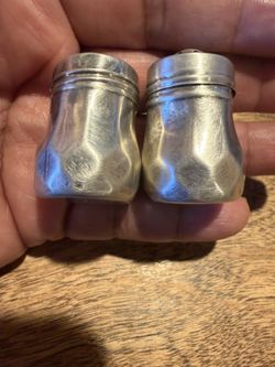 Sterling Salt And Pepper Shakers