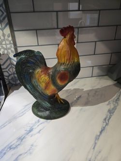 Rooster statue