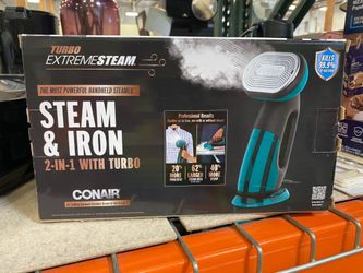 NEW! CONAIR Turbo Extreme Steamer with Iron