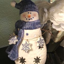 Snowman Candle Holder