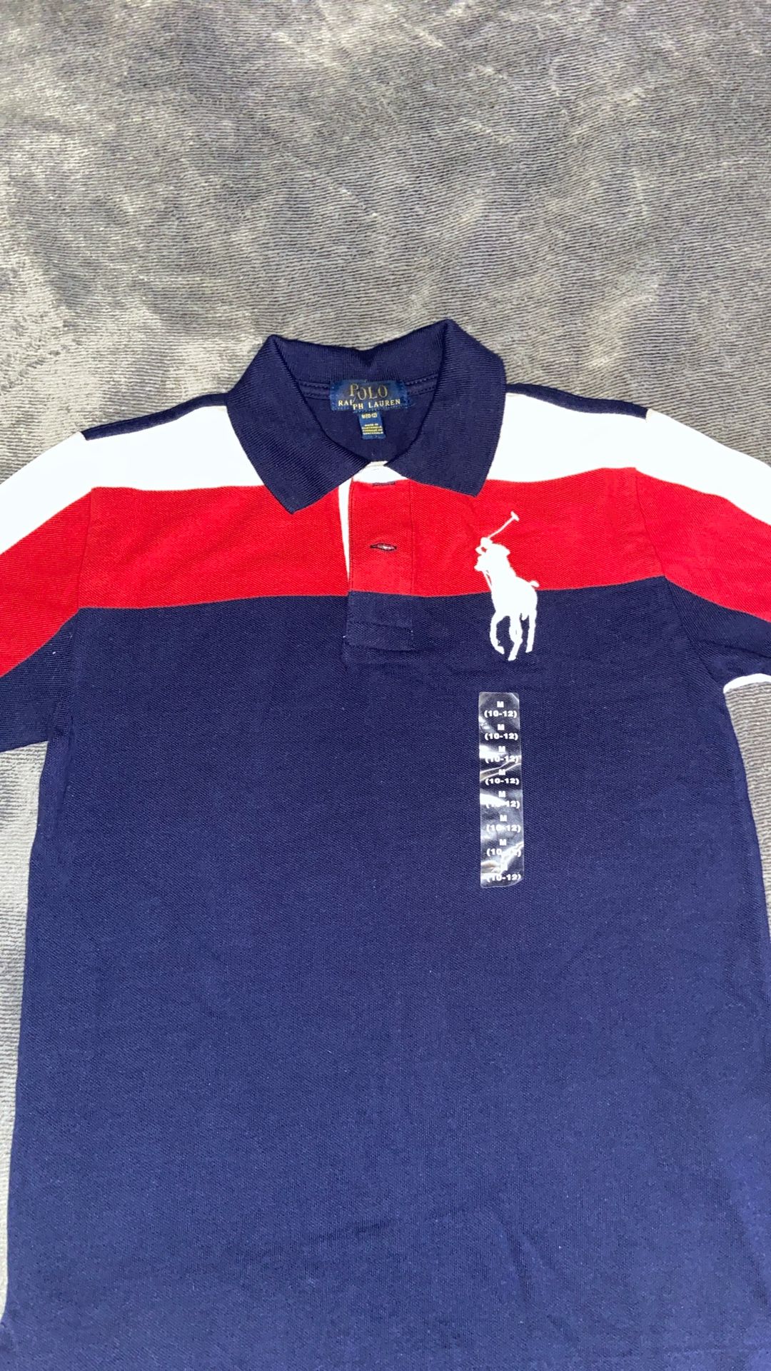 Short Sleeve Polo Shirt Size 10/12