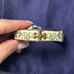 Tory Burch Kira enamel printed 14MM bracelet!