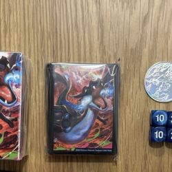 Phantasmal Flames UPC Accessories - Dice, Coin, Deck Box & Sleeves