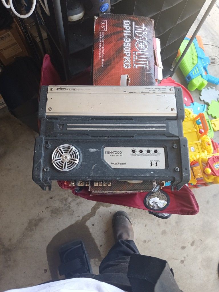 Kenwood Amp..$125