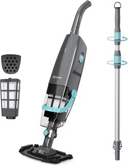 Cordless Handheld Pool Vacuum with Pole 65in