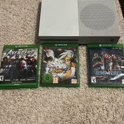 XBOX ONE S (GAMES INCLUDED)  