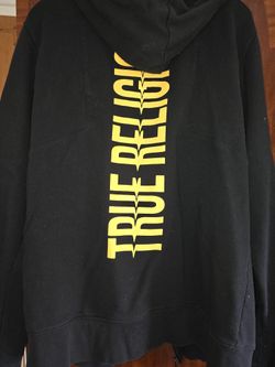 Men's Black 2XL Zip Up Hoodie