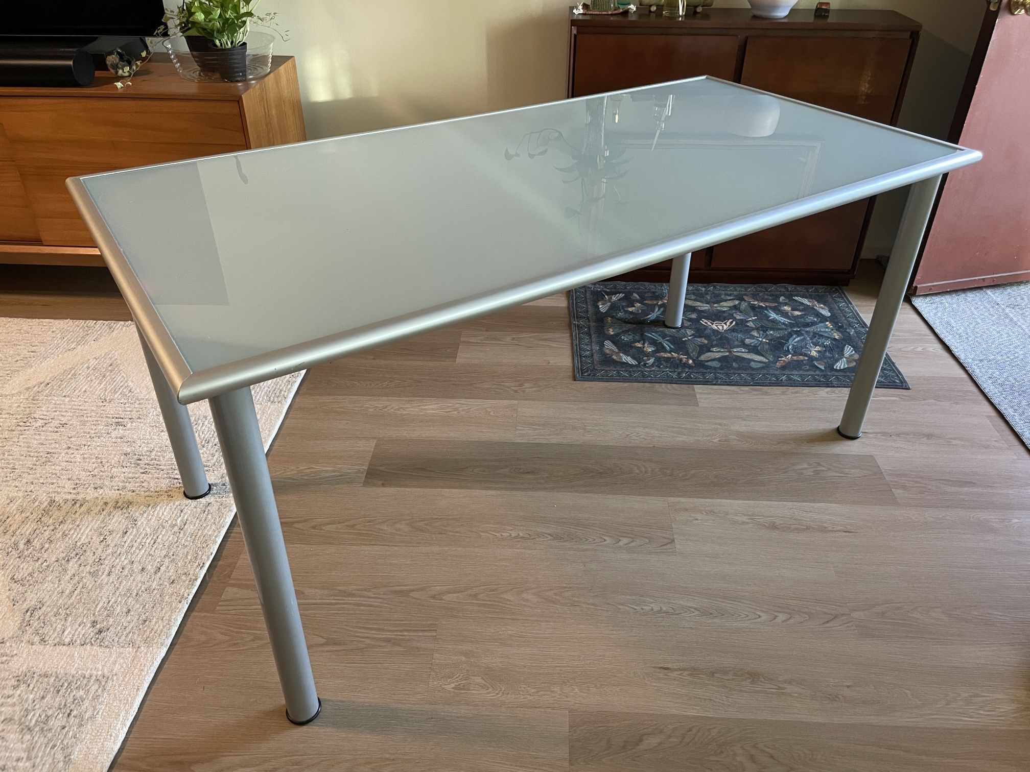 IKEA Vika Lauri Office Desk/Table with Adils Legs
