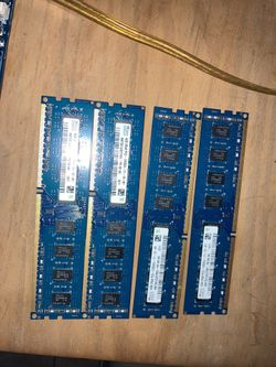 4-4gb Ram Sticks And Graphics Board