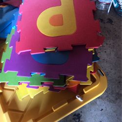 Kids Foam Letters