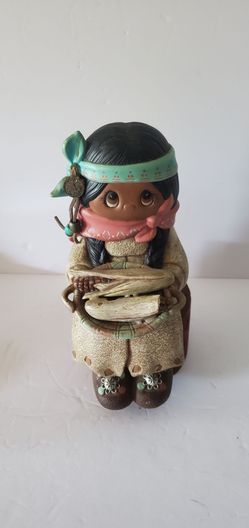Precious Moments Native American Girl Figurine
