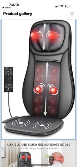 snailax back massager and homedics foot massager