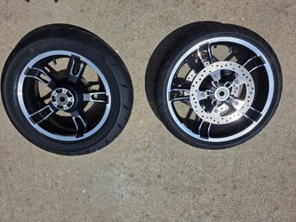 Harley Street Glide OEM Wheels & Tires w/ABS – Take‑Offs