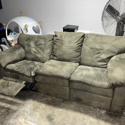 Sofa With Recliner $75