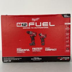 Milwaukee M12 Drill Combo Set