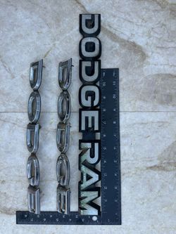 Old School Dodge Ram Badges. See Pictures.